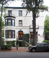 Ballastone Inn (circa 1838) in Savannah GA. 