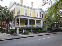 Forsyth Park Inn (circa 1893) in Savannah GA. 