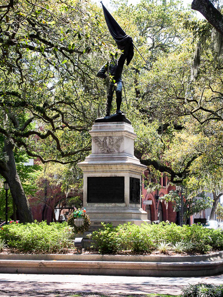 >Monument to Sgt. William Jasper in Savannah GA. 