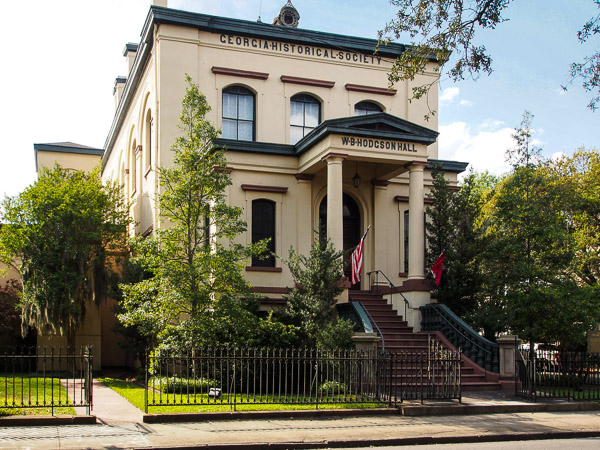 Georgia Historical Society-Hodgson Hall in Savannah GA. 