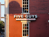 Five Guys Burgers and Fries in Savannah GA. 