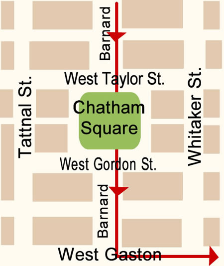 Chatham Square Map Day 1. 