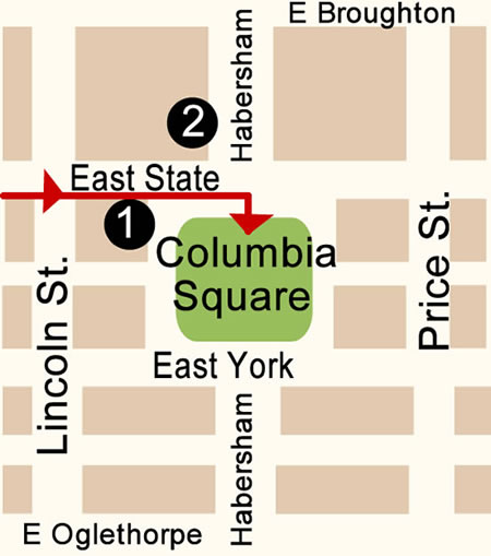 Columbia Square Map Day 2. 