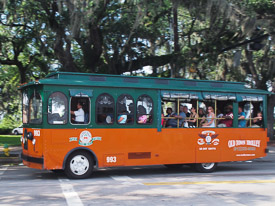 Old Town Trolley Tours in Savannah, GA. 