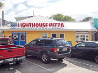Lighthouse Pizza in Tybee Island GA. 