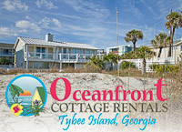 Fun things to do in Savannah : Oceanfront Cottage Rentals in Tybee Island GA.