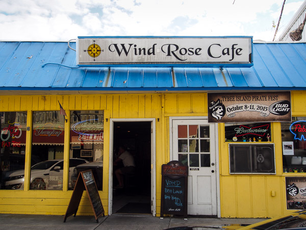 Fun things to do in Savannah : Wild Rose Cafe in Tybee Island GA. 