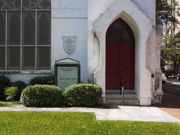 First Congregational Church in Savannah GA. 