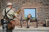 Cannon Firing at Fort Jackson in Savannah, GA. 