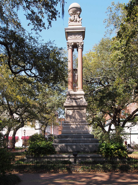 Gordon Monument in Savannah GA. 