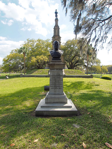 Confederate Monument in Forsyth Park in Savannah, GA. 