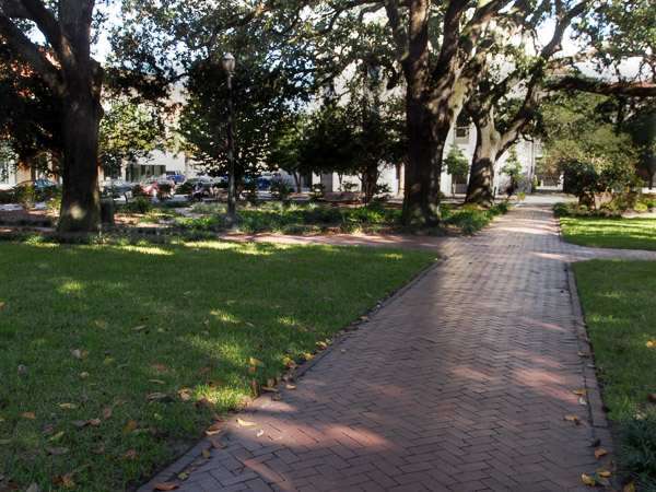 Telfair Square in Savannah GA. 