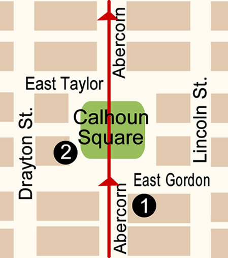 Calhoun Square Map Day 2. 