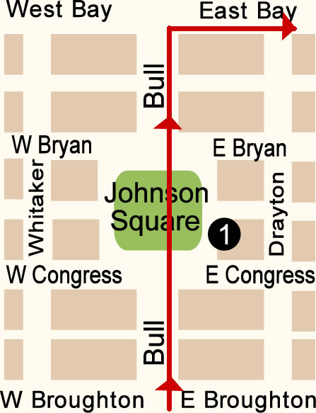 Johnson Square Map Day 1. 