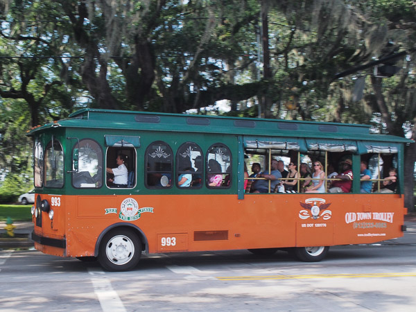 Old Town Trolley Tours in Savannah GA. 