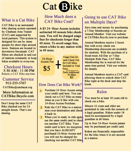 Cat-Bike-Rental-Information