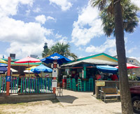Fun things to do in Savannah : North Beach Bar & Grill in Tybee Island GA. 