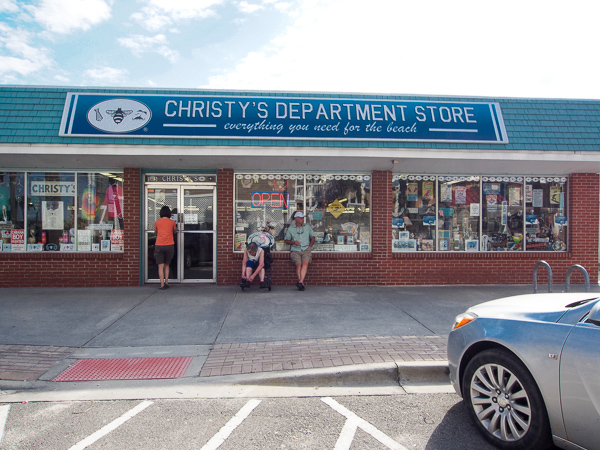 Fun things to do in Savannah : Christy's Department Store in Tybee Island GA. 